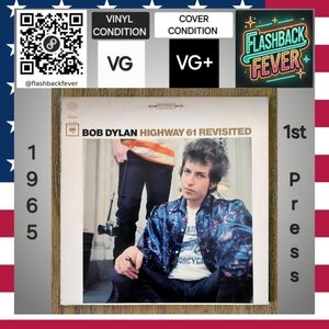 BOB DYLAN•Highway 61 Revisited•1965 US Stereo (#CS 9189)•Santa Maria Pressing